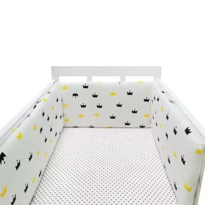 contour-de-lit-couronne-jaune-noir