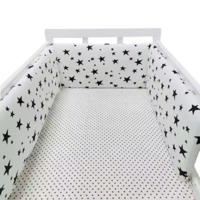 tour-de-lit-etoile-blanc-noir