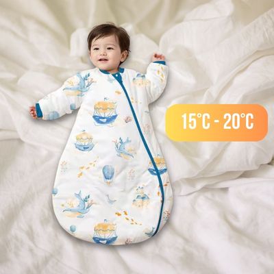 Gigoteuse bébé - baleine bleu