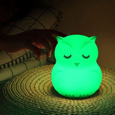 veilleuse-bebe-hibou-vert