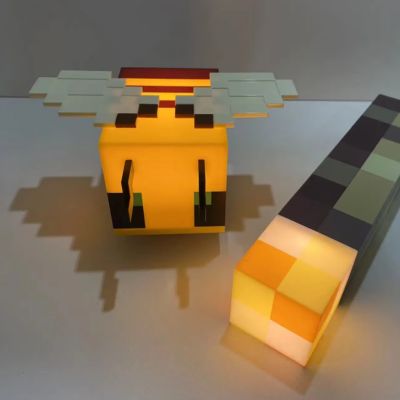 veilleuse-enfant-minecraft-abeille-lumiere-douce